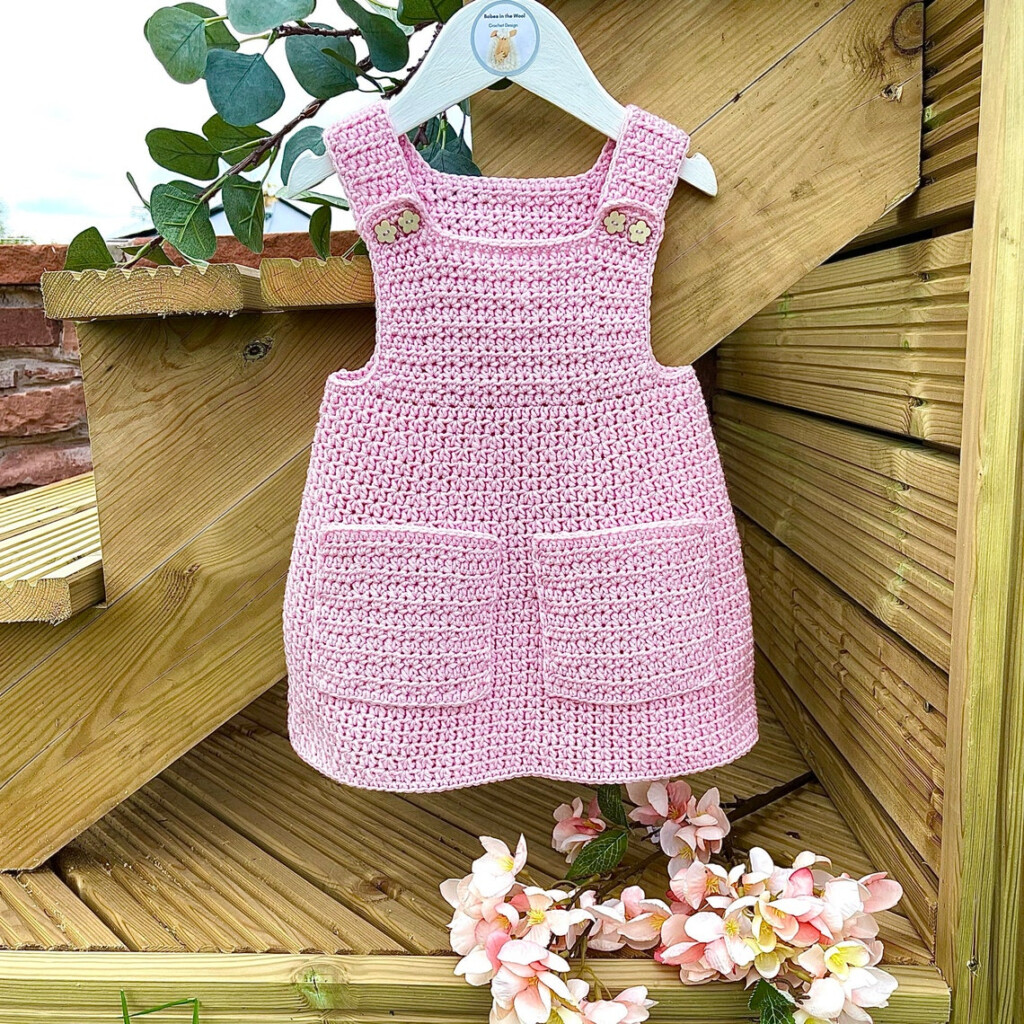 Crochet Pattern Baby Dress Pinafore Newborn To 3 Years Etsy UK