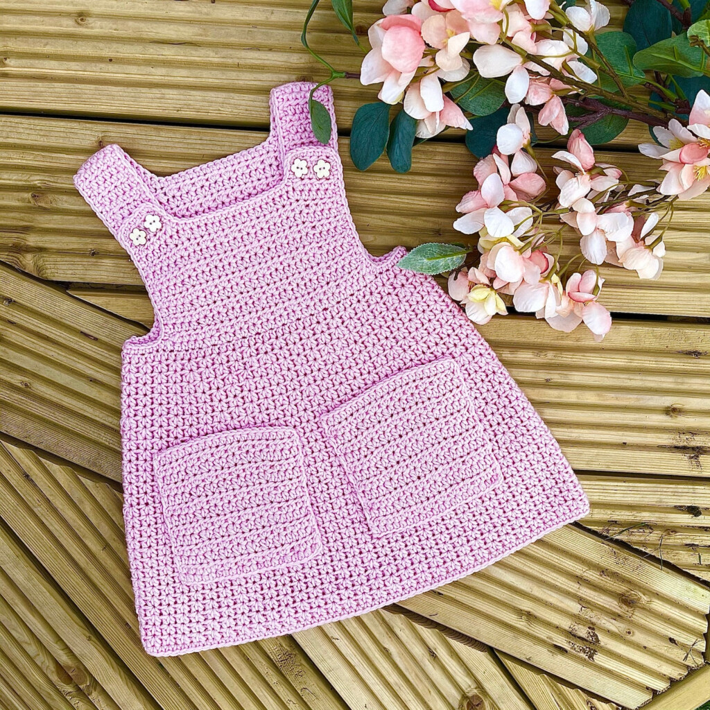 Crochet Pattern Baby Dress Pinafore Newborn To 3 Years Etsy UK