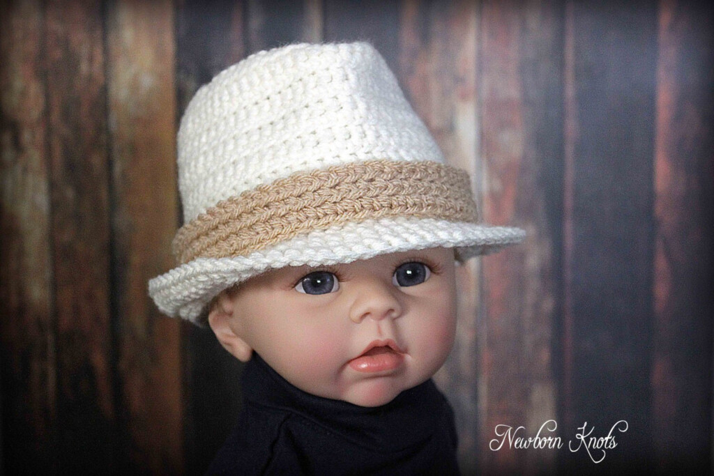 CROCHET PATTERN Baby Fedora Hat Baby Funky Fedora Pattern Etsy