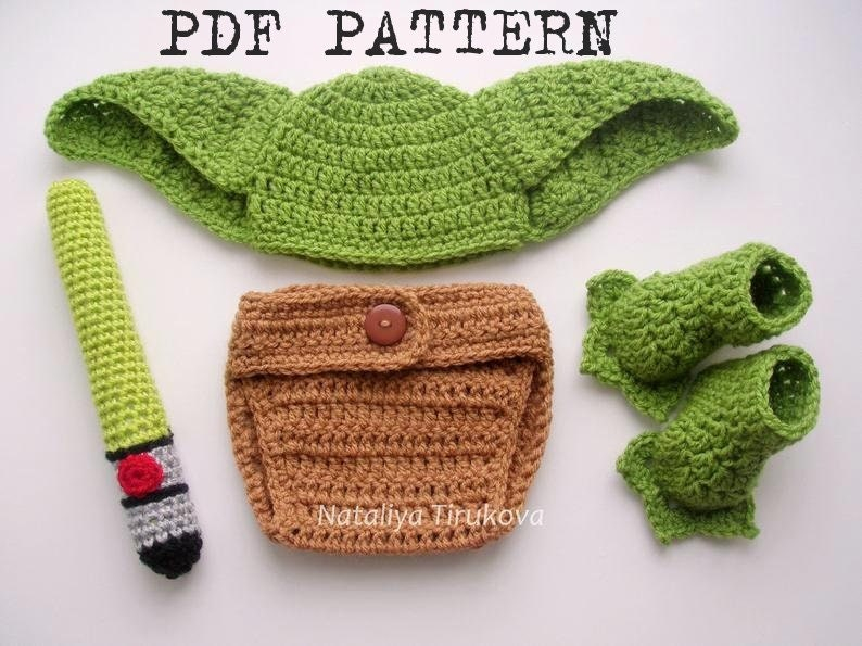 CROCHET PATTERN Baby Set Lightsaber Instant Download PDF Etsy