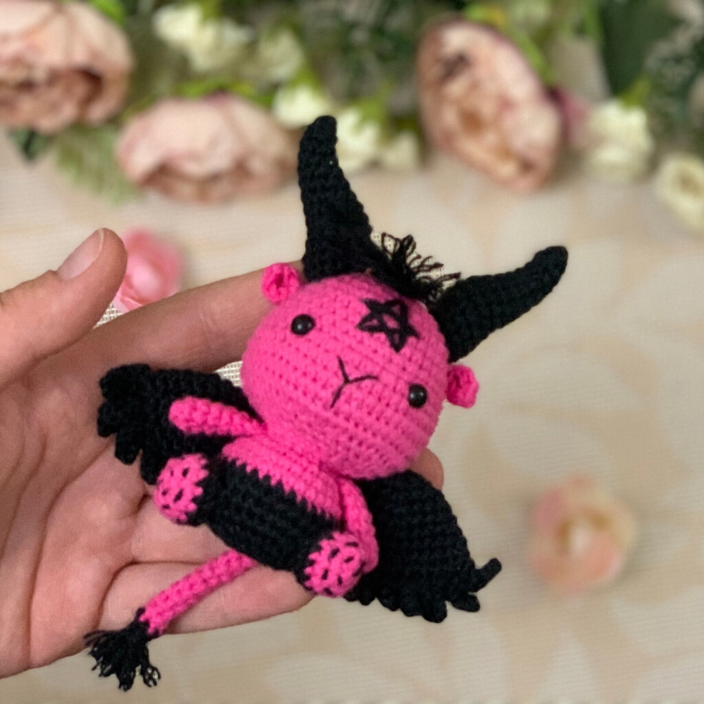 CROCHET PATTERN Baphomet Cute Little Goat Baby Baphomet Etsy