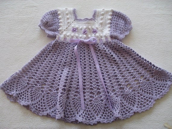 Crochet Pattern For Baby Girl Dress PDF By ThePatternParadise