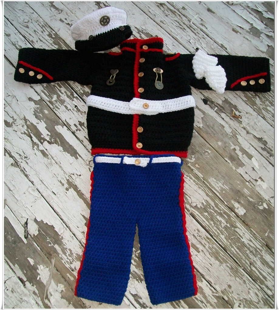 CROCHET PATTERN Marine Pattern 12 Months Baby Crochet Pattern 