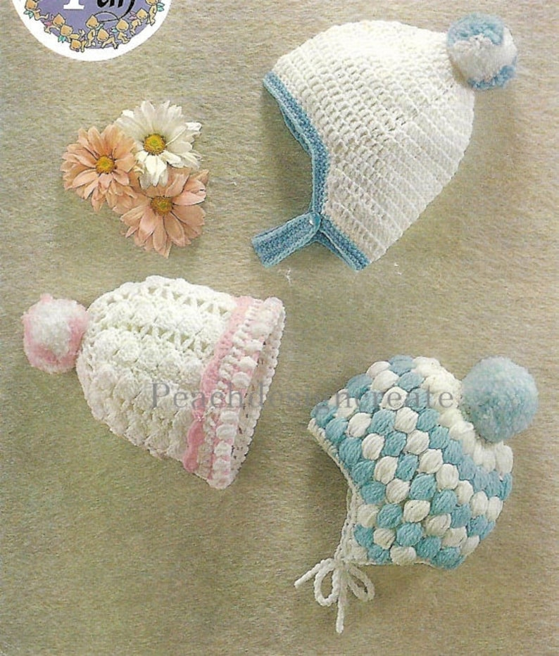 Crochet Pattern Pdf Baby s Hat Cap Helmet Baby Quick Etsy