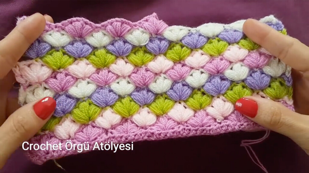 Crochet Puff Stitch Baby Blanket Patterns