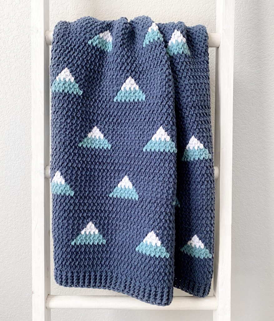 Crochet Snowy Mountains Baby Blanket Daisy Farm Crafts