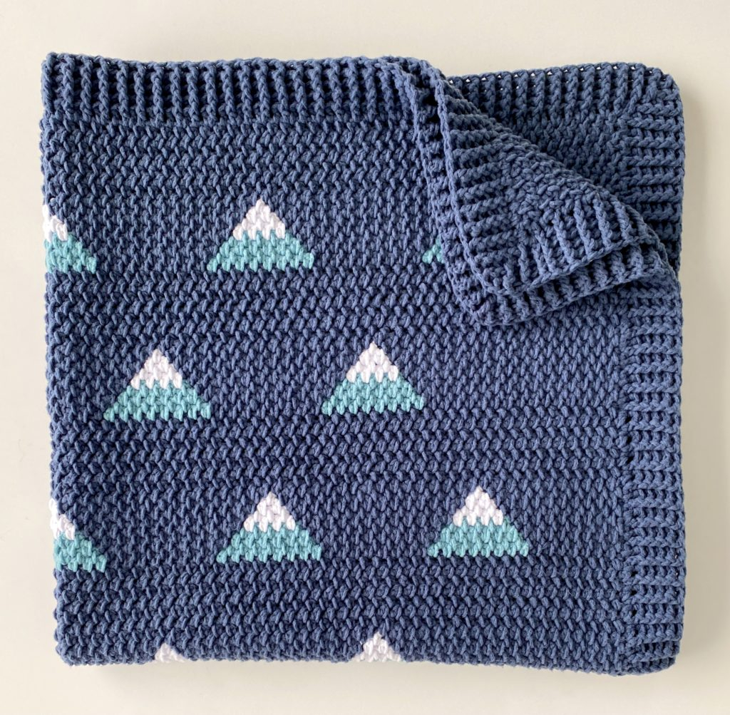 Crochet Snowy Mountains Baby Blanket Daisy Farm Crafts