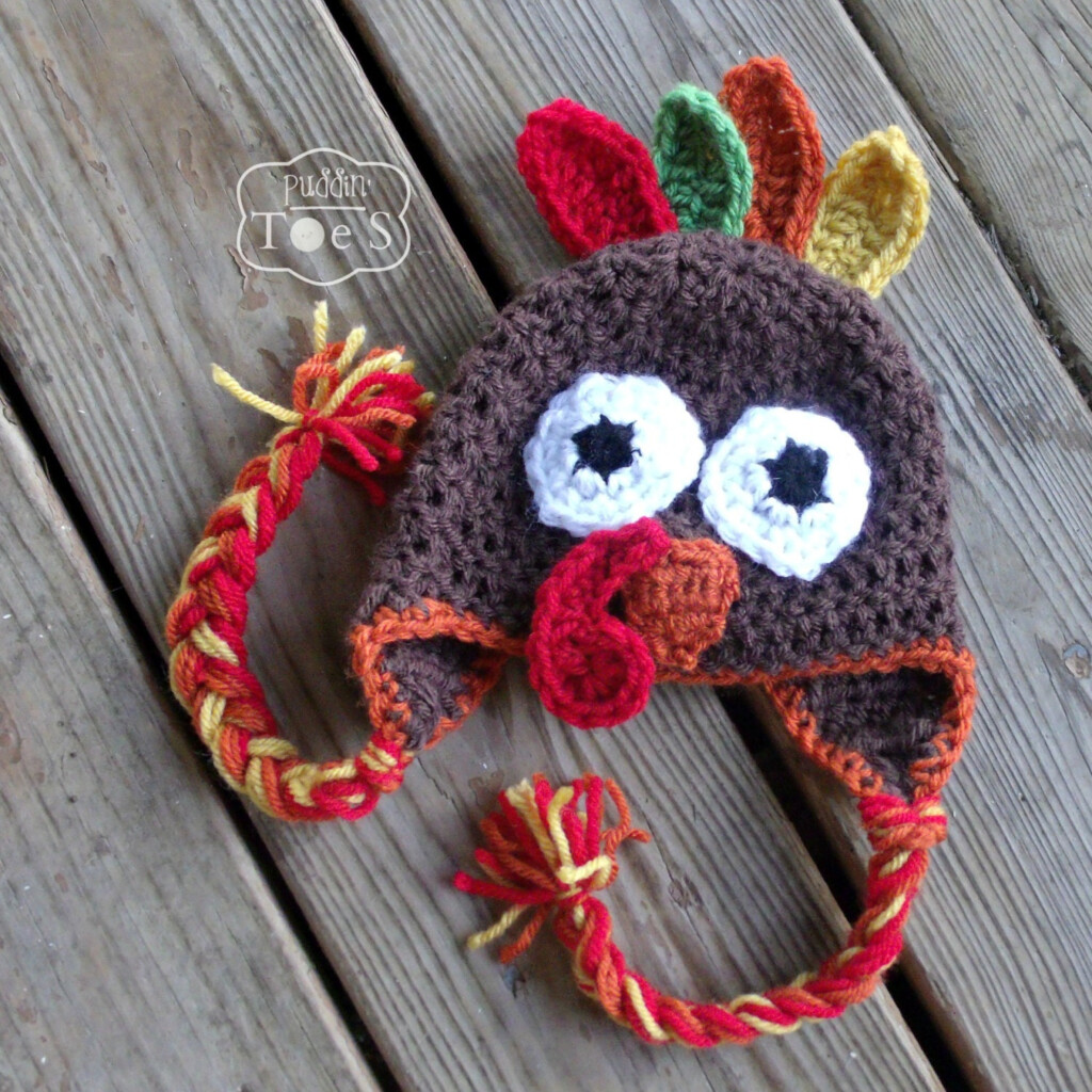 Crochet Turkey Hat Baby Turkey Hat Thanksgiving Baby By Puddintoes