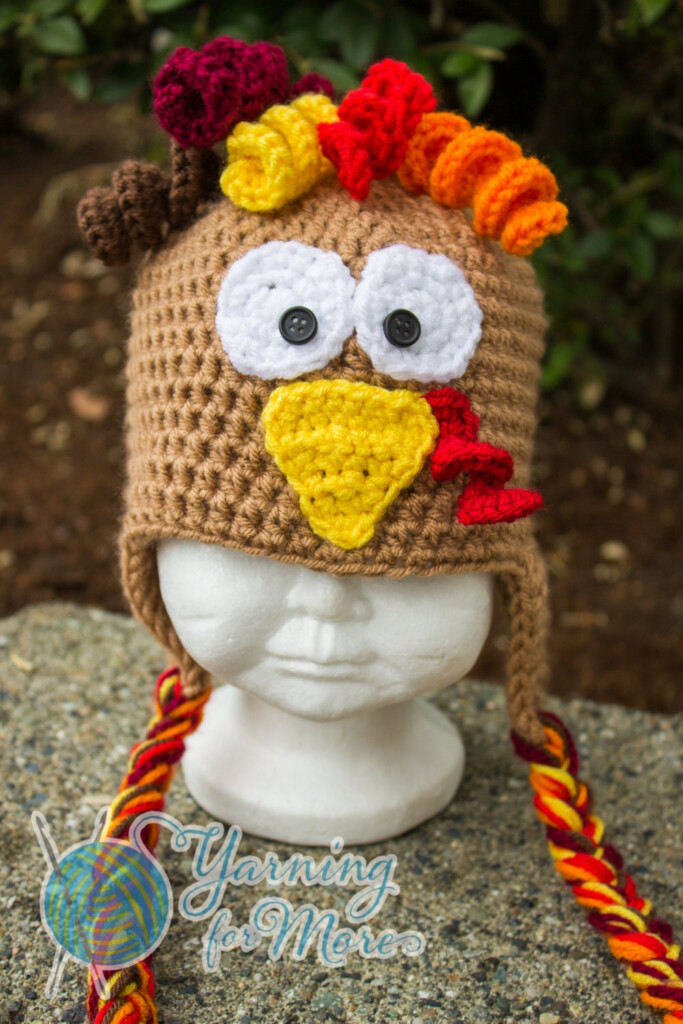 Crochet Turkey Hat Thanksgiving Hat Baby By YarningforMore2011
