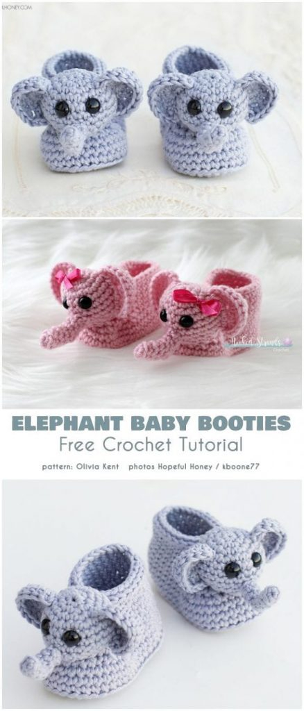 Cute Animal Baby Booties Free Crochet Patterns Your Crochet
