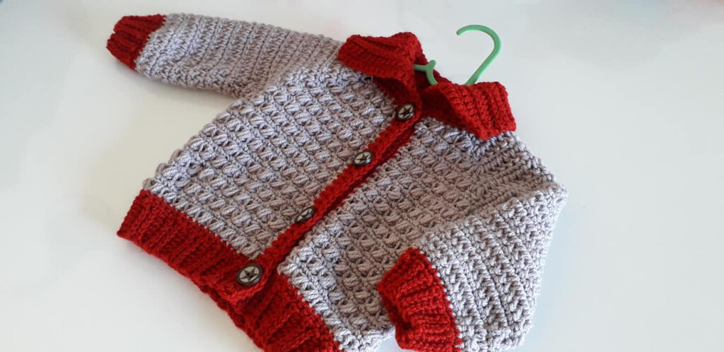 Easy Baby Boy Crochet Cardigan At Kara Feemster Blog