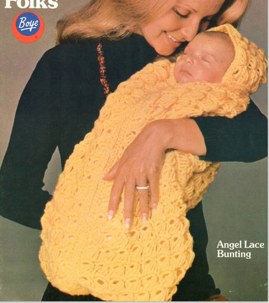 Easy Baby Bunting Crochet Pattern Infant PDF Instant Digital Etsy UK