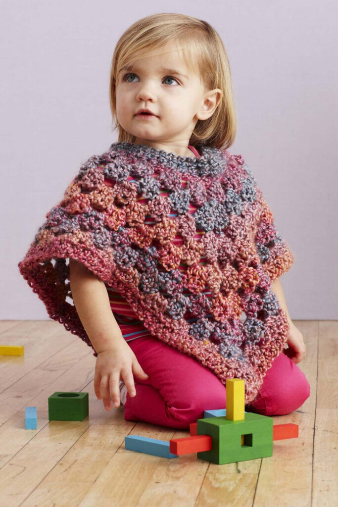 Easy Baby Poncho MyCrochetPattern