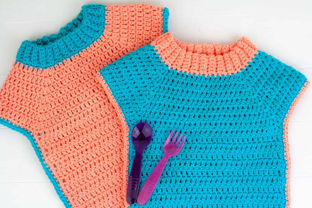Easy Crochet Baby Bib Pattern Winding Road Crochet