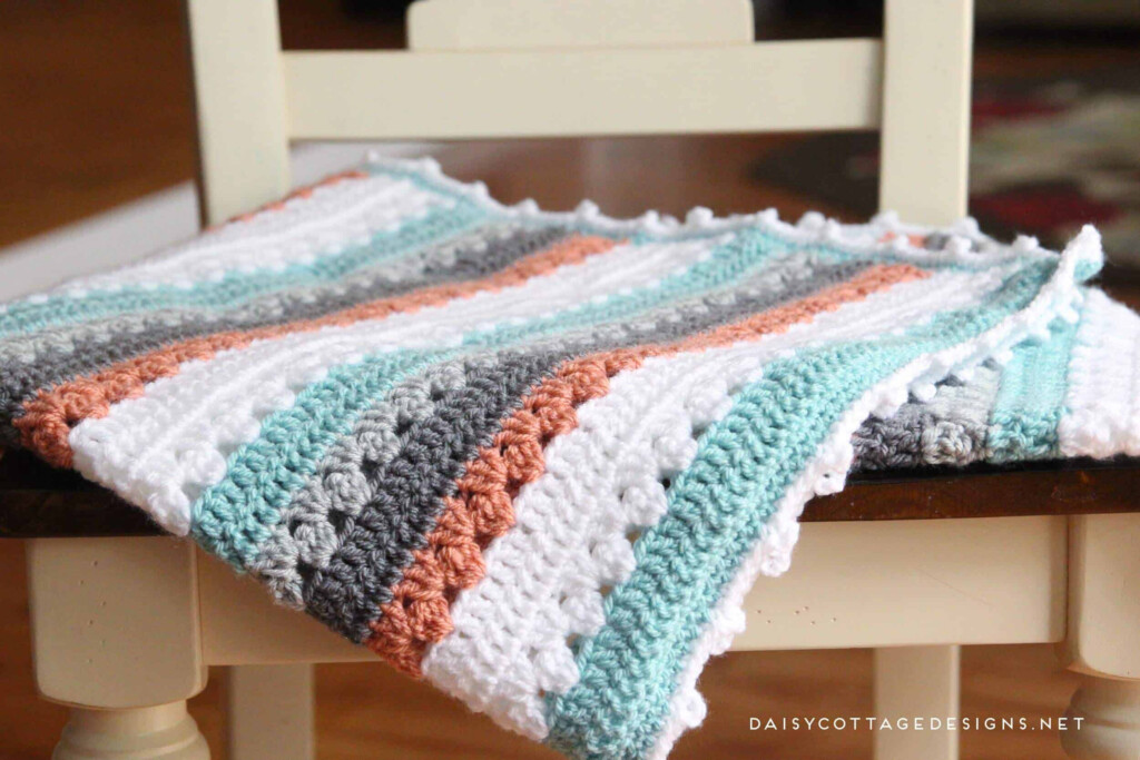 Easy Crochet Baby Blanket Pattern Perfect For Beginners Daisy 