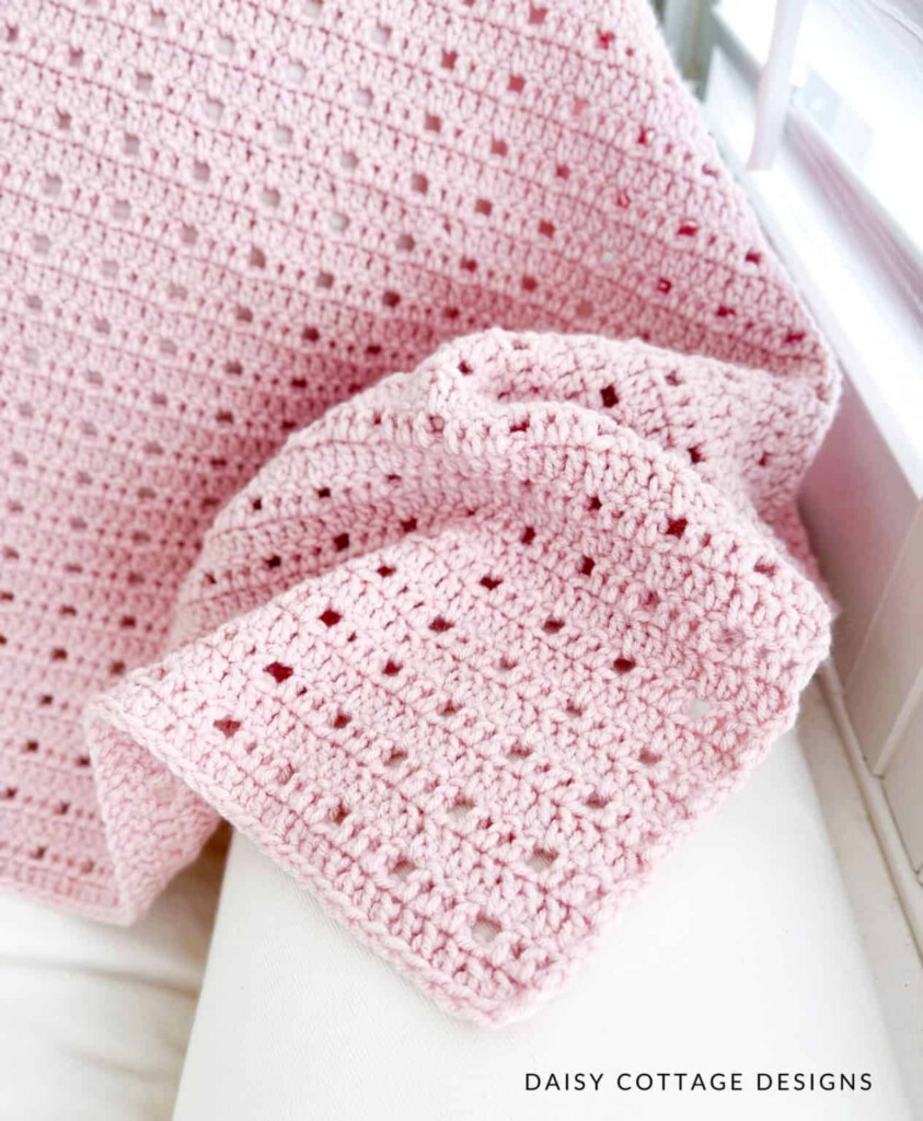 Easy Crochet Baby Blanket Pattern Perfect For Beginners Daisy 