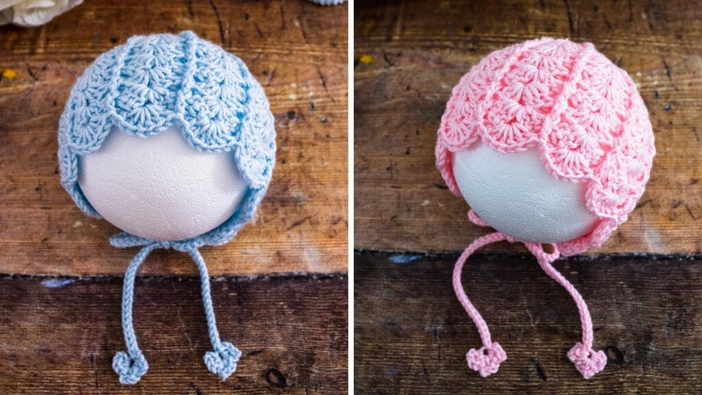  Easy Crochet Baby Bonnet Step By Step Tutorial For This Sweet 