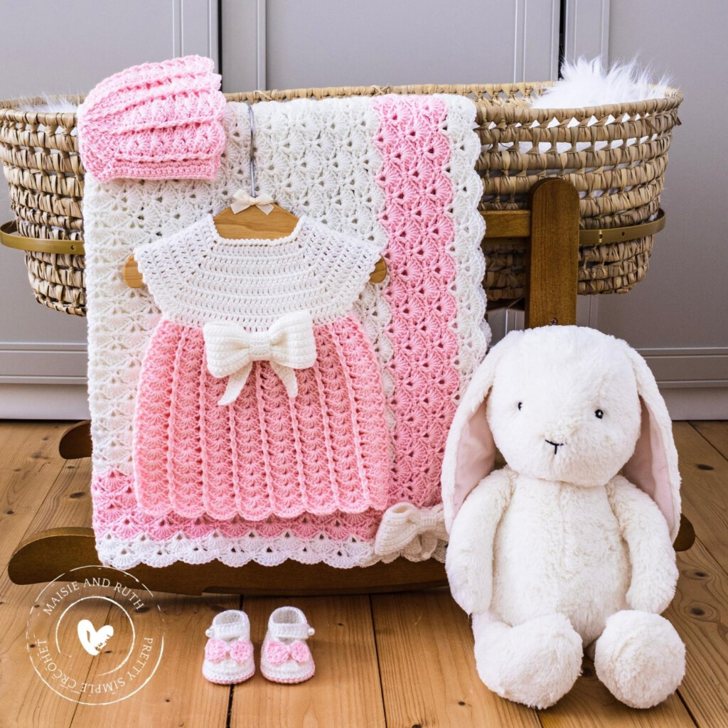 Easy Crochet Baby Dress A Free Pattern Maisie And Ruth