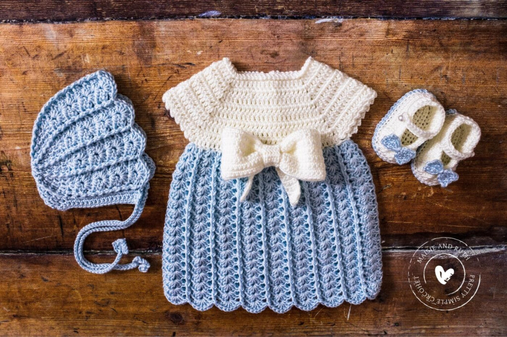 Easy Crochet Baby Dress A Free Pattern Maisie And Ruth