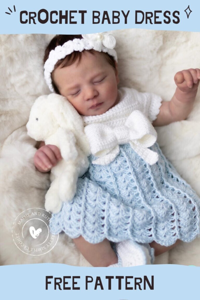 Easy Crochet Baby Dress A Free Pattern Maisie And Ruth