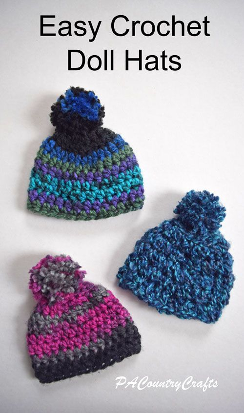 Easy Crochet Doll Hat Pattern Artofit