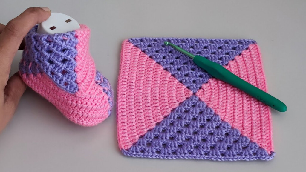 Easy Crochet Granny Square Baby Booties Pattern Reveals Your Hidden 