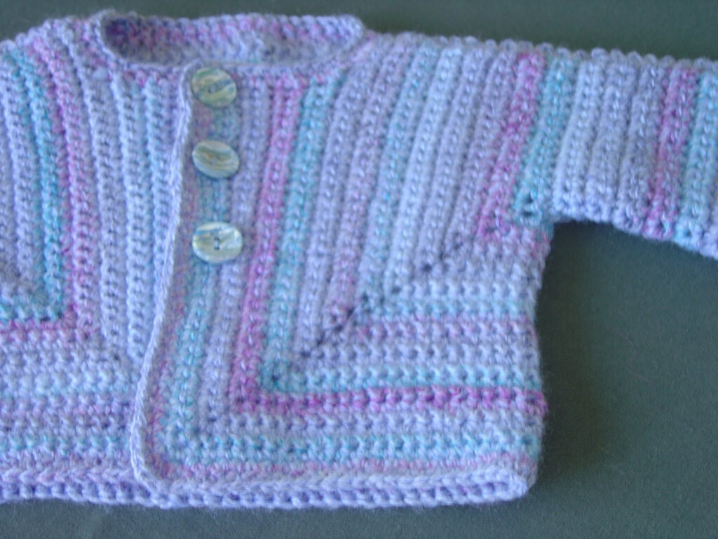 Enthusiastic Crochetoholic Another Crocheted Baby Surprise Jacket