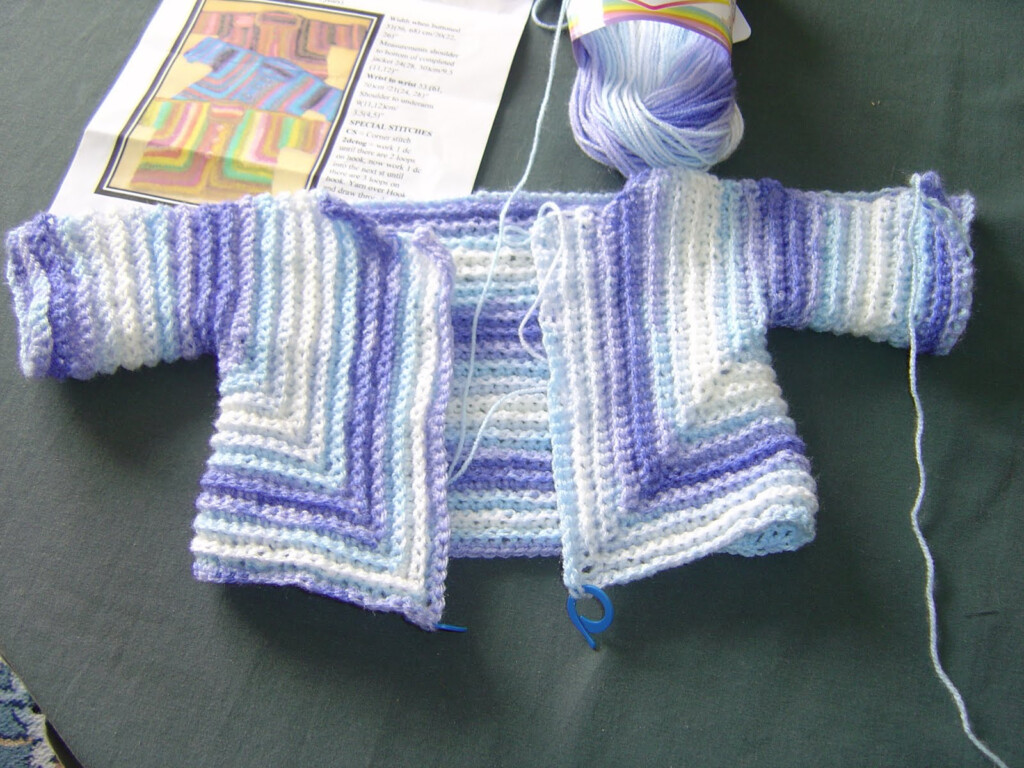 Enthusiastic Crochetoholic Crochet Baby Surprise Jacket