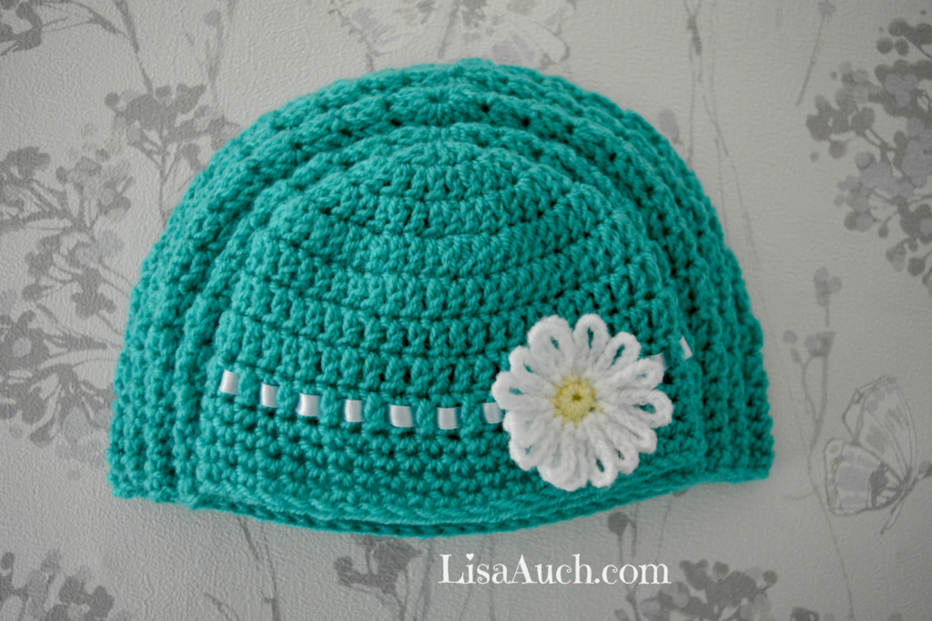 Free Crochet Baby Beanie Hat Pattern 6 12 Months