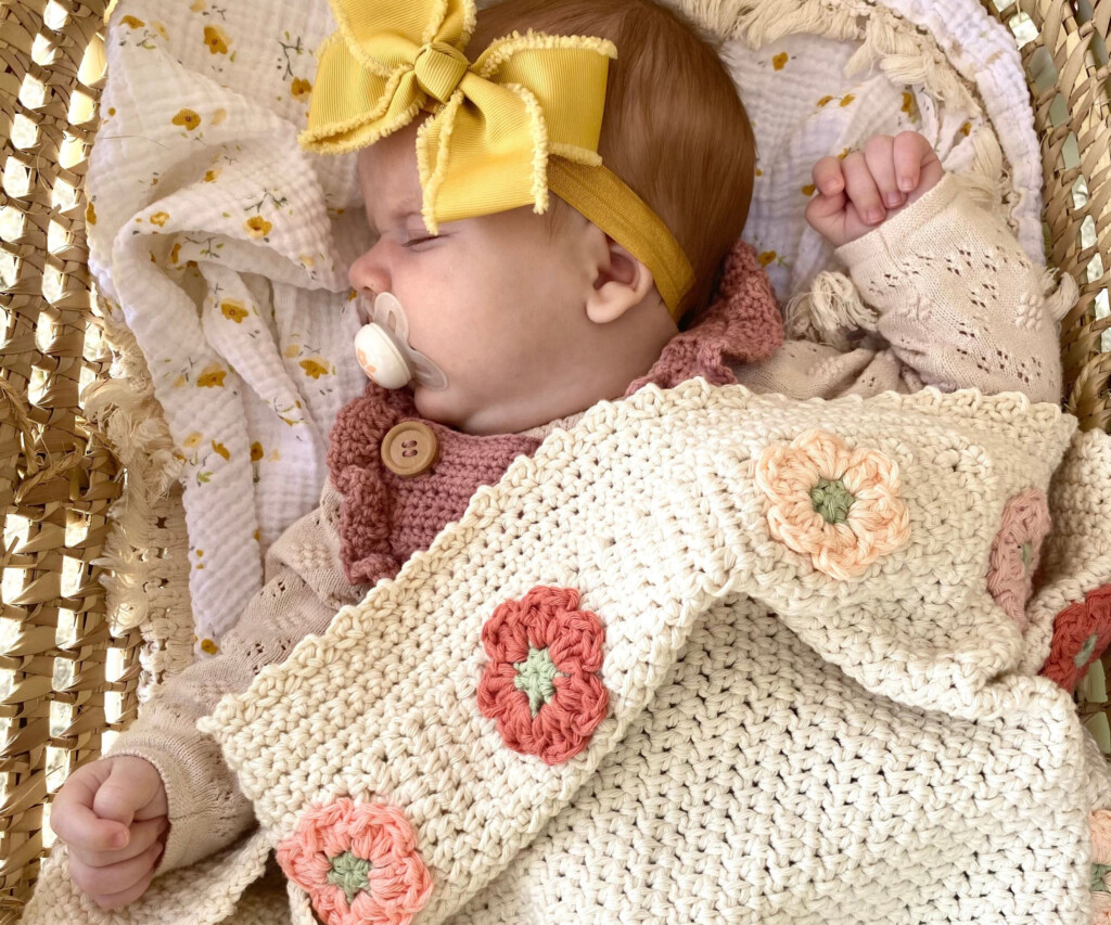 FREE CROCHET BABY GIRL BLANKET The Flower Fairy Blanket The Moule Hole