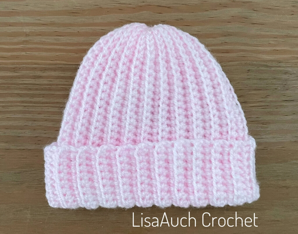 FREE Crochet Baby Hat Pattern 0 3 Months