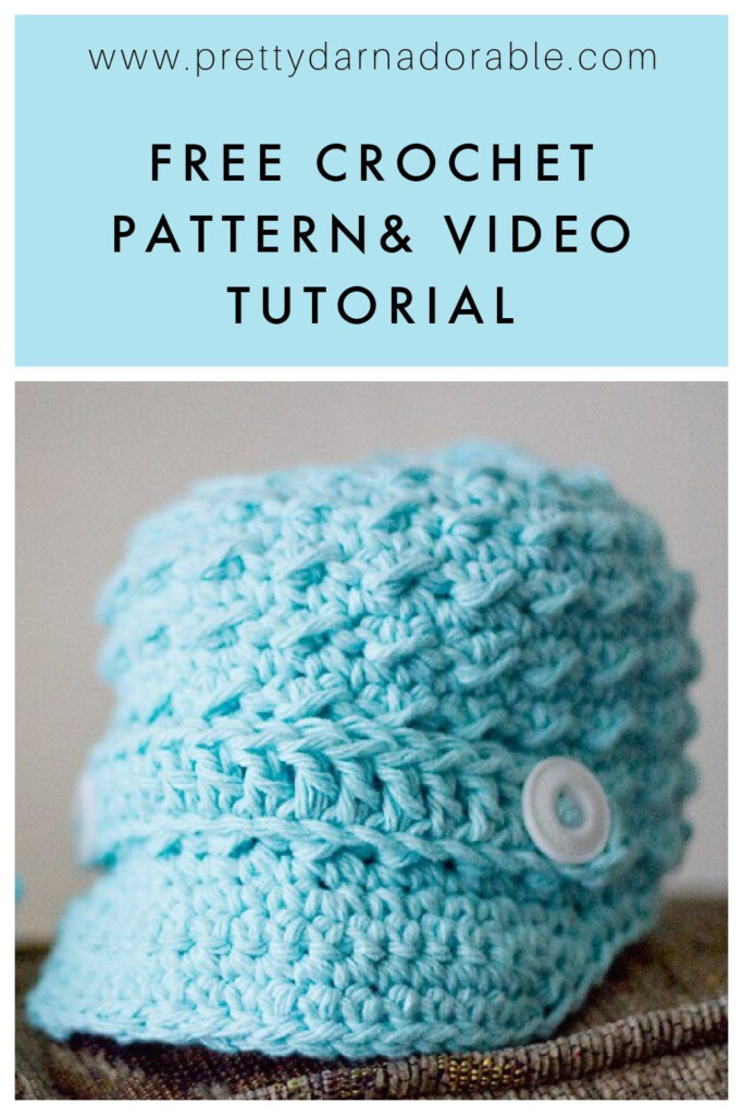 Free Crochet Baby Newsboy Cap Pattern Tiny Textures Artofit