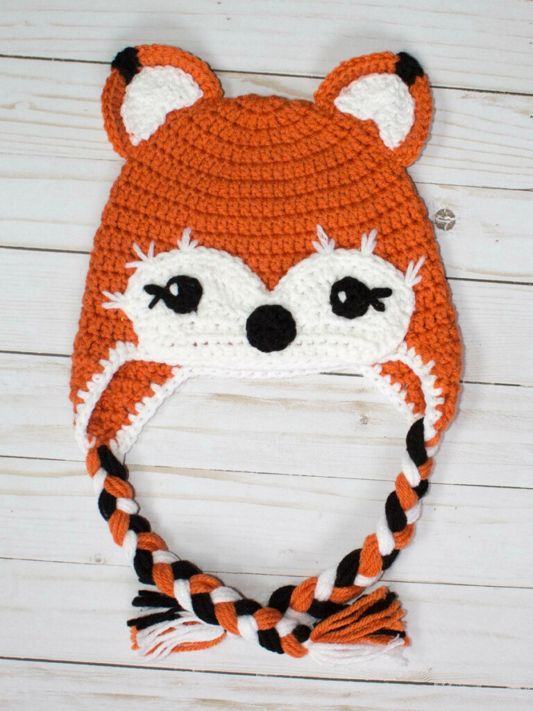 Free Crochet Hat Friendly Fox