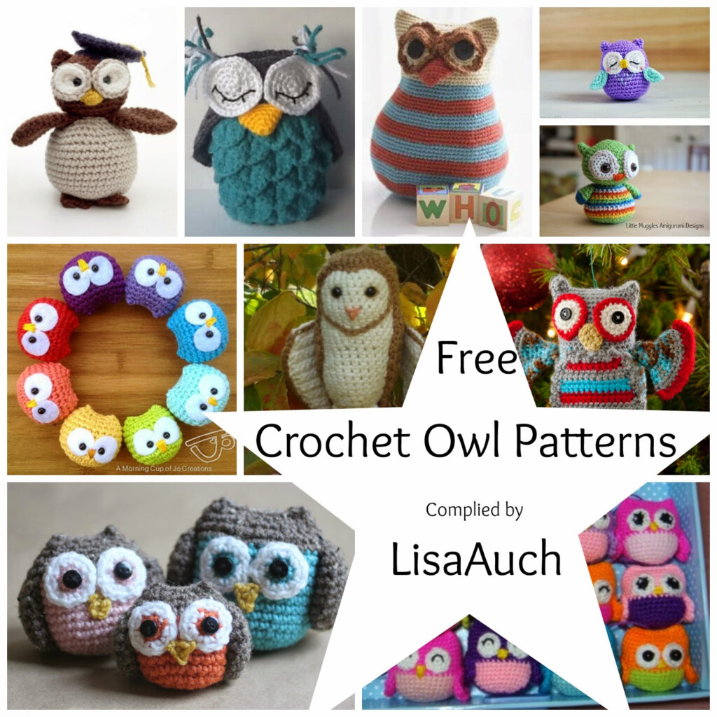 Free Crochet Owl Patterns Free Crochet Patterns And Designs By LisaAuch