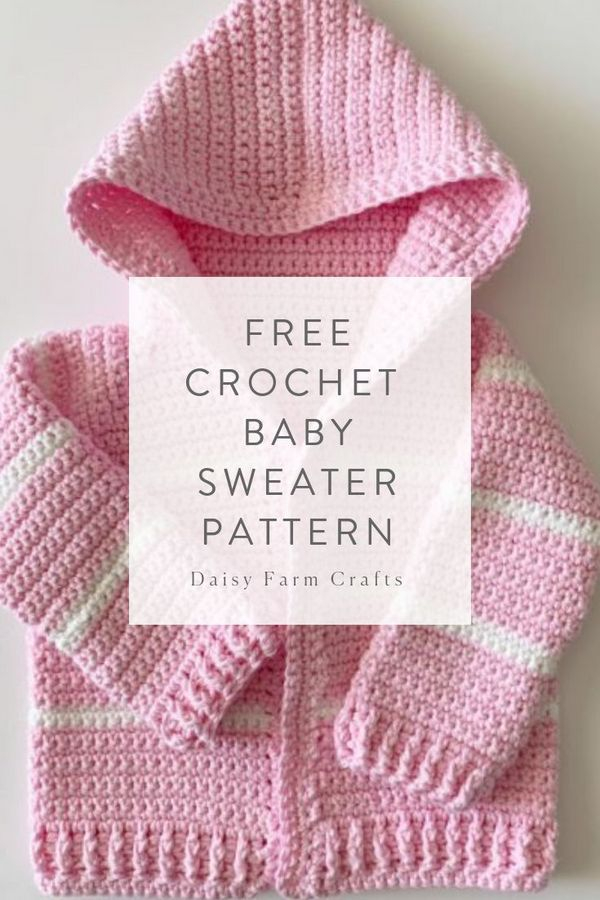 Free Crochet Pattern For Easy Baby Sweater At Charlotte Patterson Blog