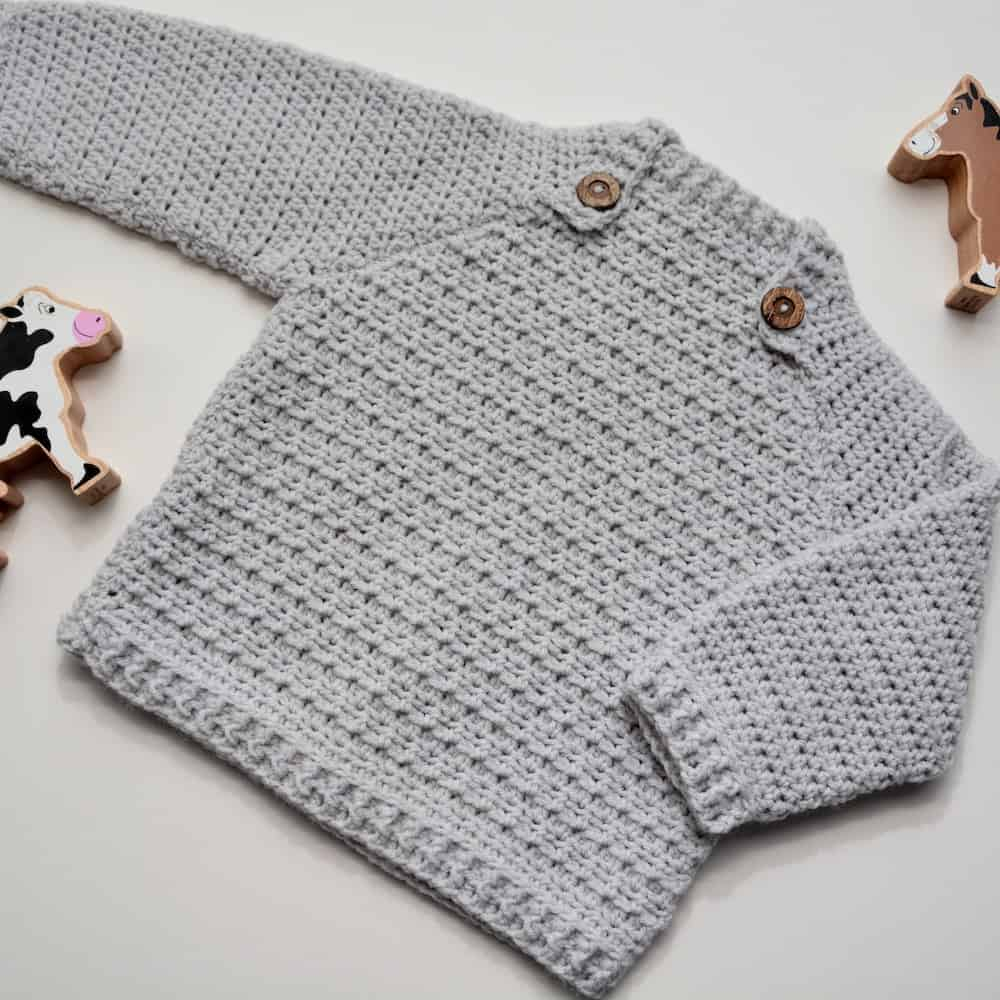 Free Crochet Pattern For Easy Baby Sweater At Charlotte Patterson Blog