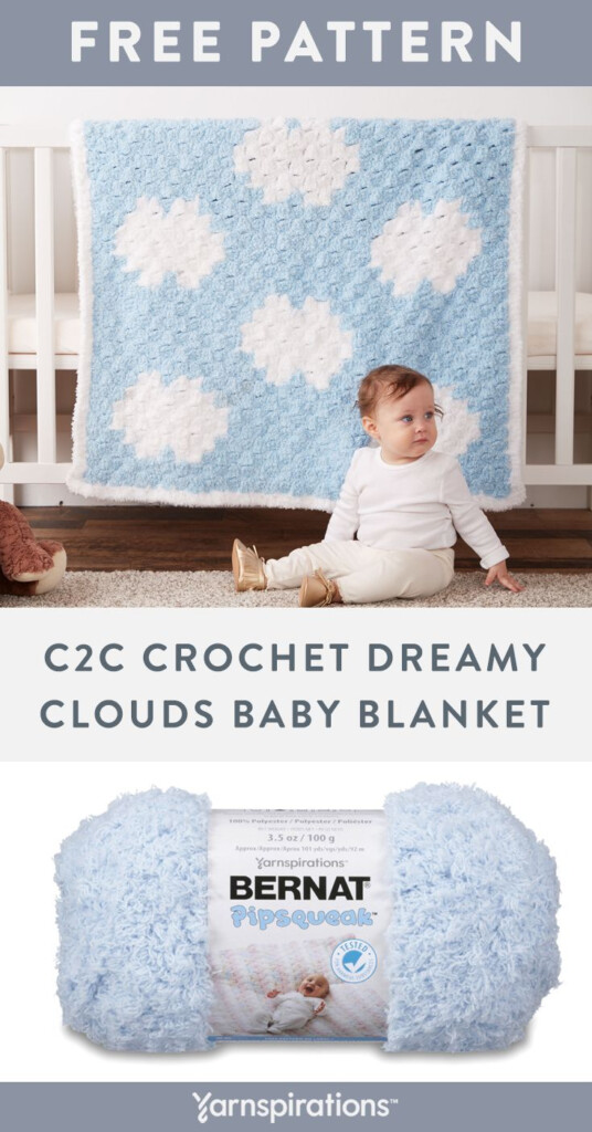 Free Crochet Pattern Using Bernat Pipsqueak Yarn Free C2C Crochet 