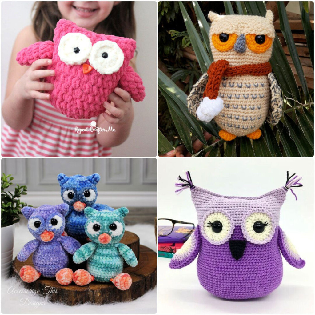 Free Crochet Patterns Of Owls At Donita Boatwright Blog