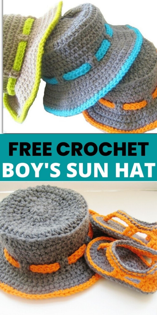 Free Crochet Sun Hat For Boys Crochet Dreamz