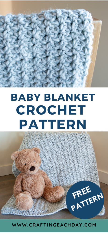 Free Pattern Crochet A Quick And Chunky Baby Blanket Artofit