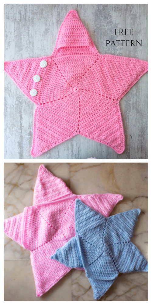 Free Star Stitch Crochet Baby Blanket Pattern