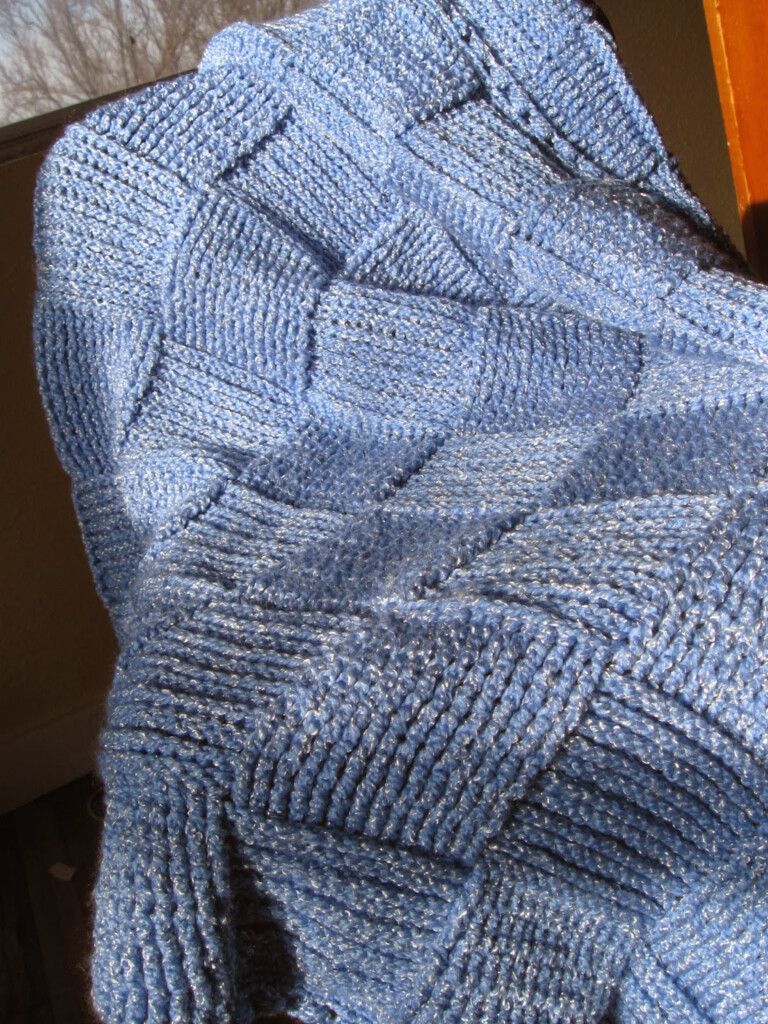 Gladness Of Heart Basket Weave Pattern Crochet Baby Afghan