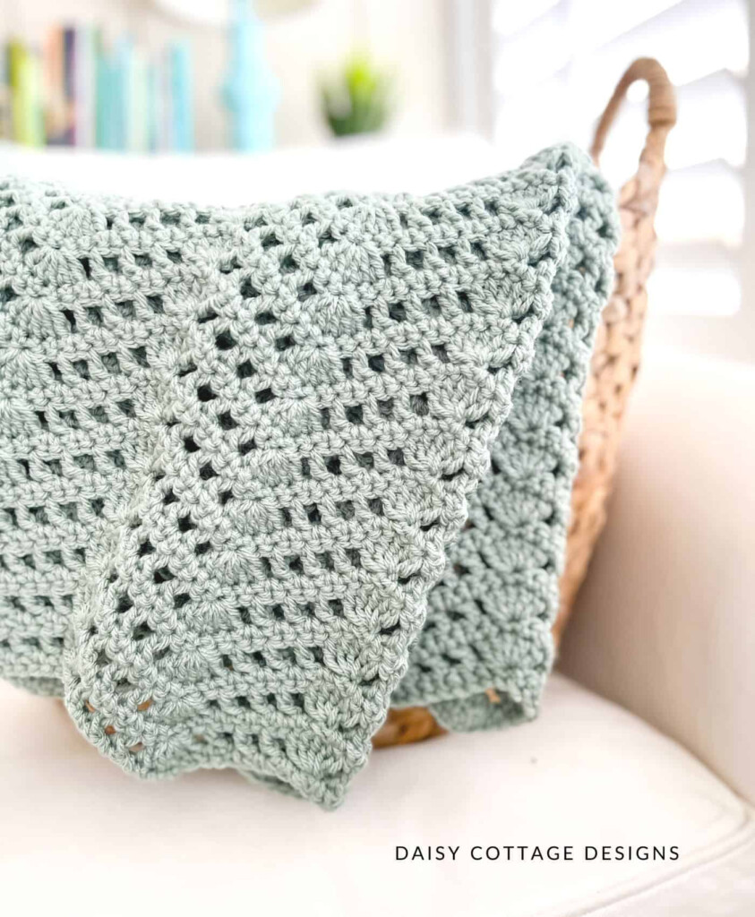 Heirloom Baby Blanket Crochet Pattern Daisy Cottage Designs