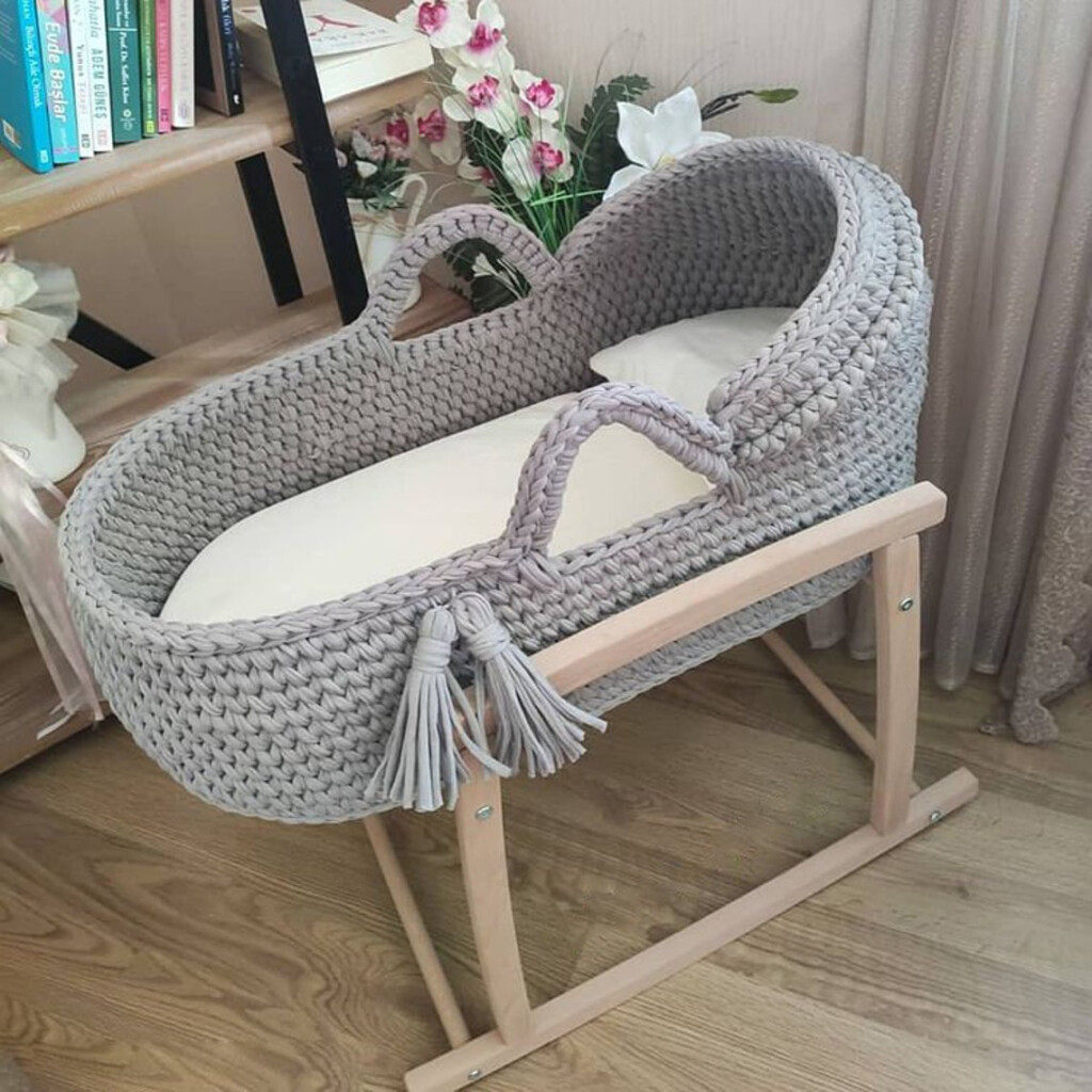 How To Crochet Baby Moses Basket At William Teal Blog