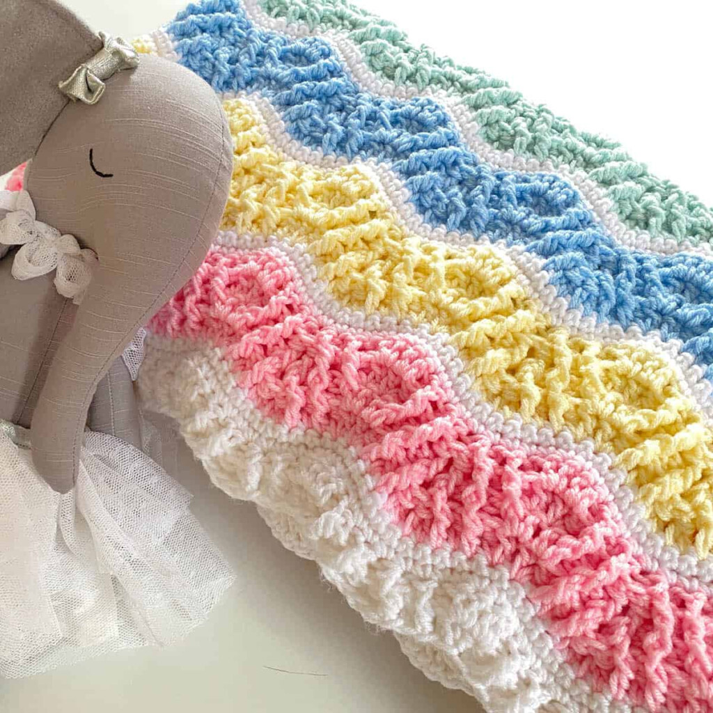 How To Crochet Easy Butterfly Kisses Baby Blanket Tutorial The 