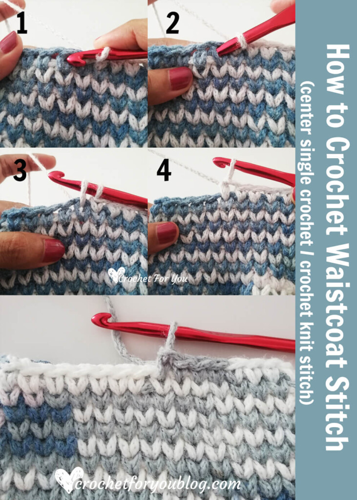 How To Crochet Waistcoat Stitch Crochet For You