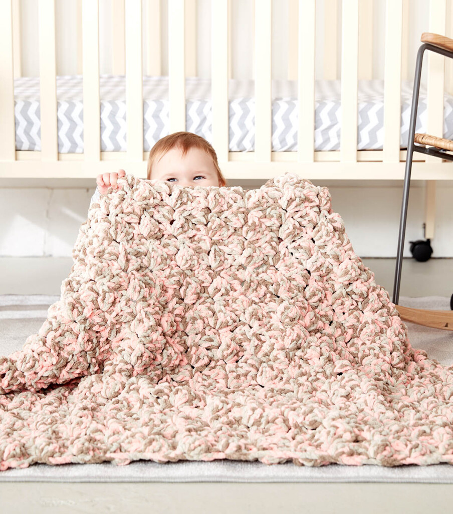 How To Make A Criss Cross Crochet BABY BLANKET JOANN