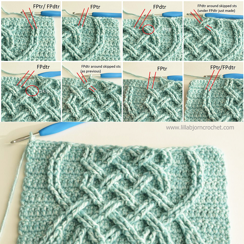 Irish Crochet Baby Blanket Pattern