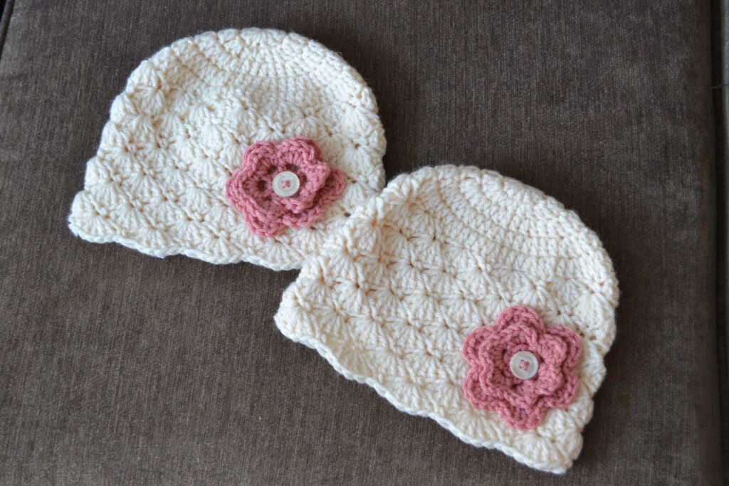 Knotty Knotty Crochet Simple Shells Beanie FREE PATTERN 
