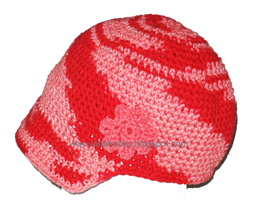 Lana Creations Visor Beanie Free Crochet Pattern